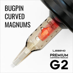 Cartouches Legend Premium G2 (2e génération) - Magnums Courbes Bugpin - #8 (0,25 mm) - 20/Boîte