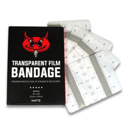 CAM Pansement Transparent de Protection Post-Tatouage (Feuilles Prédécoupées) - 20 Feuilles - 15cm x 20cm - Mat