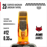 Cartouches CAM x AMI JAMES - Magnums courbés - #12 (0,35 mm) - 20/Boîte