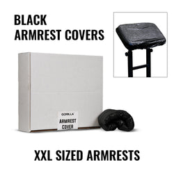 Manchettes jetables noires - Taille XXL - 50/Boîte