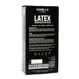 Gants d'examen en latex noir Gorilla