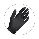 Gants d'examen en latex noir Gorilla