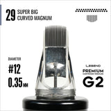 Cartouches Legend Premium G2 (2e génération) - Super Big Magnums - #12 (0.35mm)