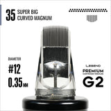 Cartouches Legend Premium G2 (2e génération) - Super Big Magnums - #12 (0.35mm)