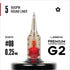 Cartouches Legend Premium G2 (2e génération) - Bugpin Round Liners - #8 (0.25mm) - Boîte de 20