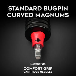 Cartouches Legend Comfort Grip - Magnums courbes Bugpin standard - #10 (0.30mm) - 20/Boîte