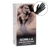 Gants d'examen en nitrile noir Gorilla - Ultra résistants