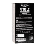 Gants d'examen en nitrile noir Gorilla - Ultra résistants