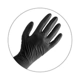 Gants d'examen en nitrile noir Gorilla - Ultra résistants