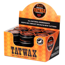 Baume Apaisant Original TATWAX Soin Post-Tatouage 28g (24 unités/Caisse)