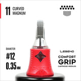 Legend Comfort Grip Cartridges – Curved Magnums – #12 (0,35mm) – 20 Stück/Box