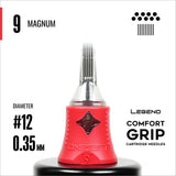 Cartouches Legend Comfort Grip - Magnums - #12 (0.35mm) - 20/Boîte