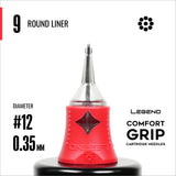 Cartouches Legend Comfort Grip - Traceuses rondes - #12 (0.35mm) - Boîte de 20