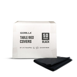 Draps/couvre-lits Gorilla - Noir (81 cm x 183 cm) - 50/caisse